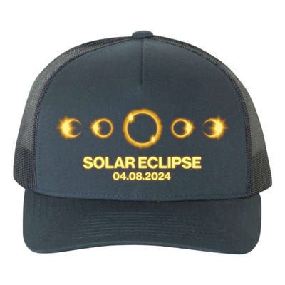 Solar Eclipse April 08 2024 Yupoong Adult 5-Panel Trucker Hat