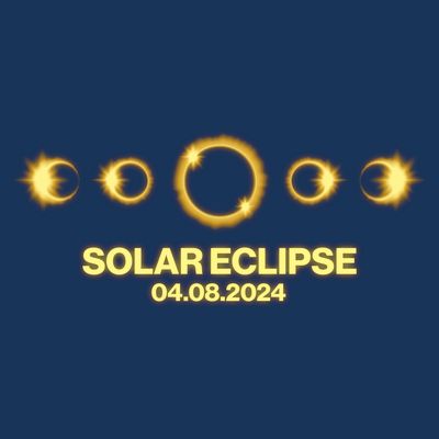 Solar Eclipse April 08 2024 T-Shirt