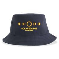 Solar Eclipse April 08 2024 Sustainable Bucket Hat