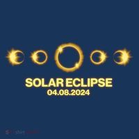 Solar Eclipse April 08 2024 Button