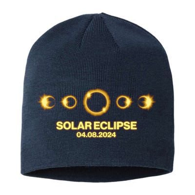 Solar Eclipse April 08 2024 Sustainable Beanie