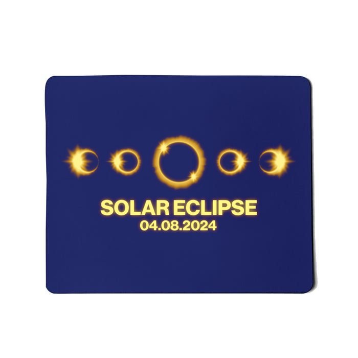 Solar Eclipse April 08 2024 Mousepad