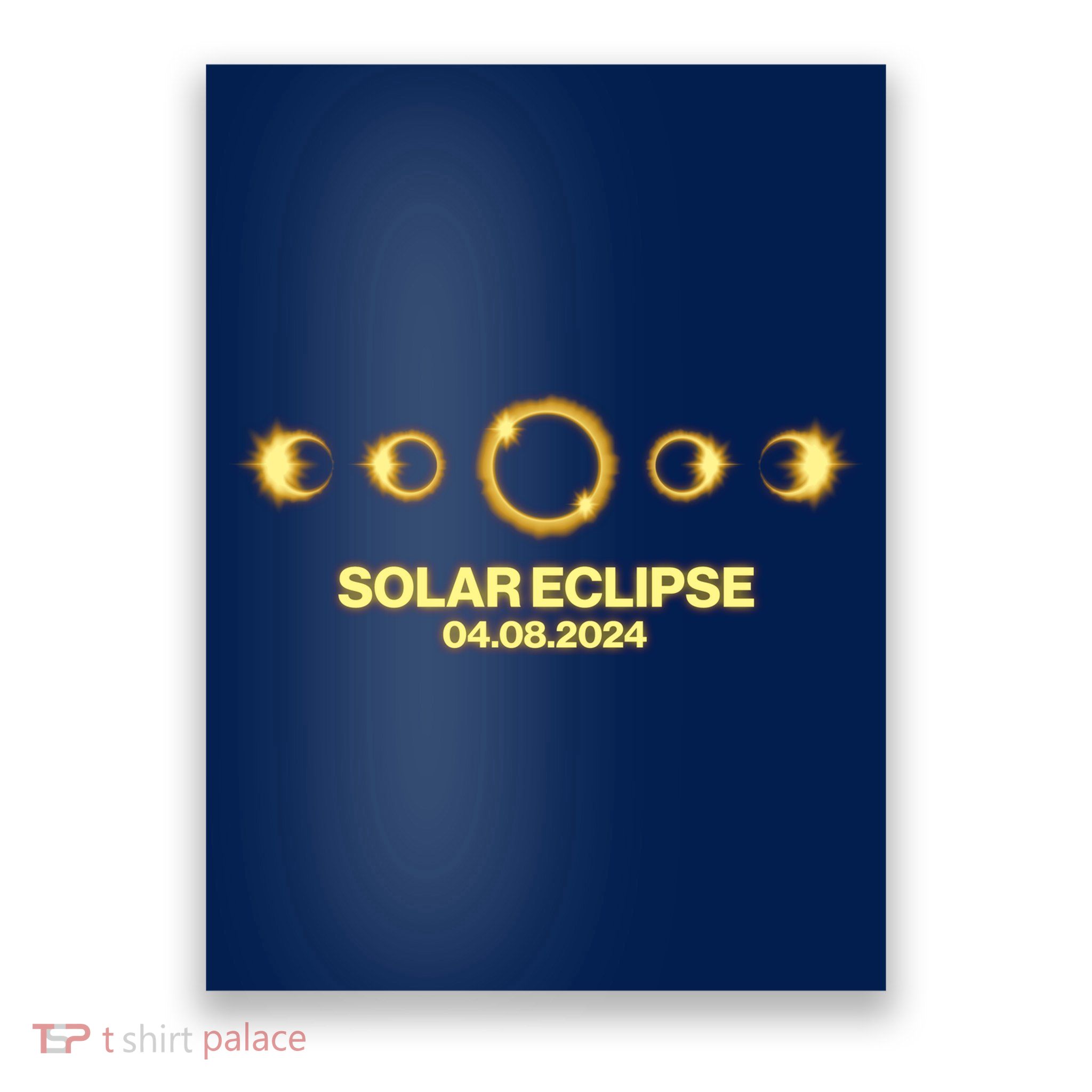 Solar Eclipse April 08 2024 Poster