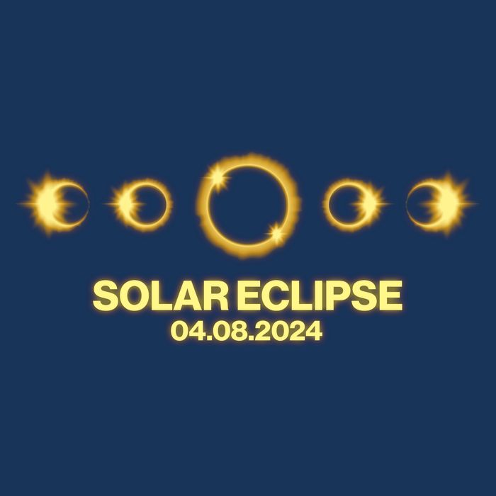 Solar Eclipse April 08 2024 Tie-Dye T-Shirt