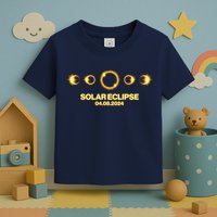 Solar Eclipse April 08 2024 Toddler T-Shirt
