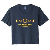 Solar Eclipse April 08 2024 Crop Top