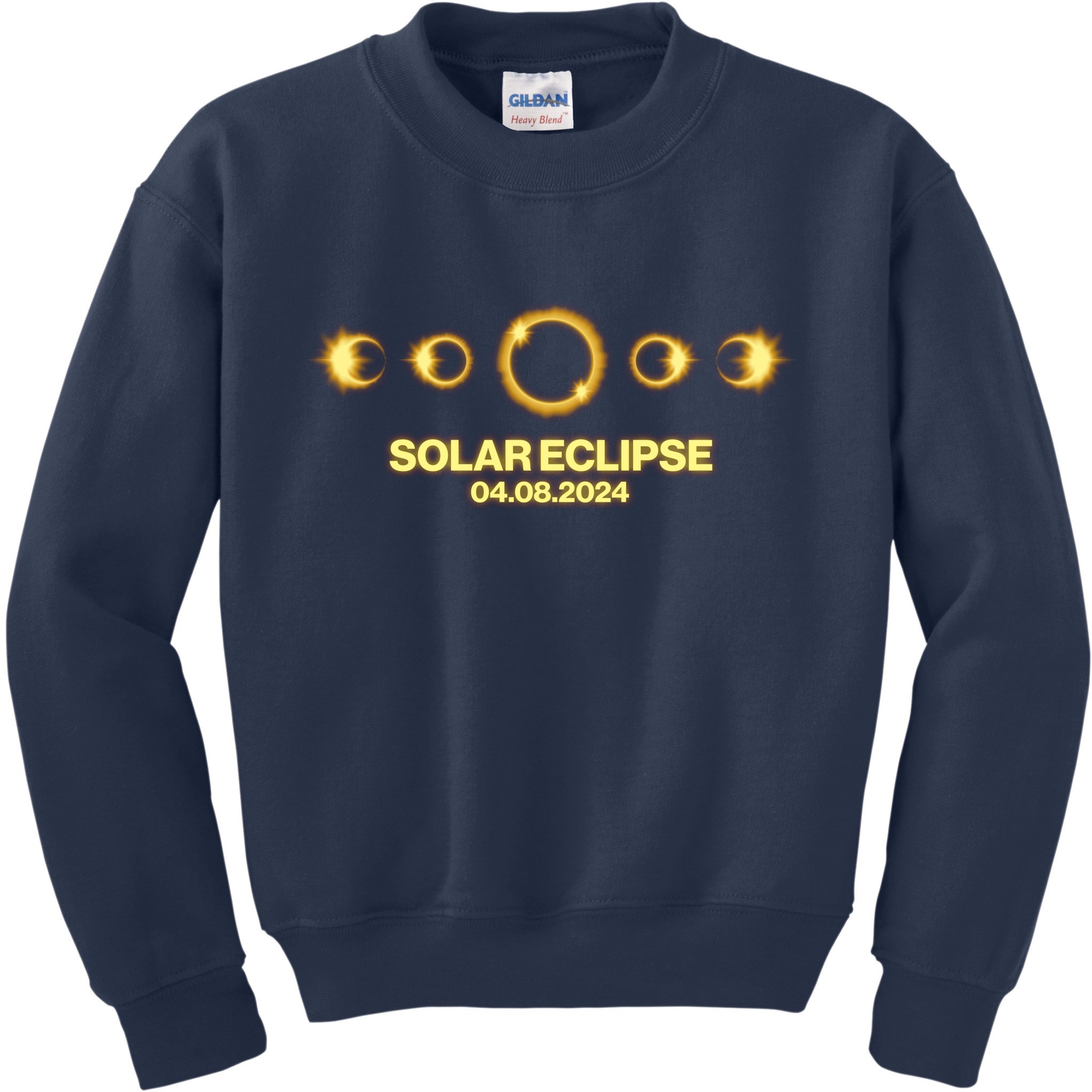 Solar Eclipse April 08 2024 Kids Sweatshirt