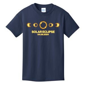 Solar Eclipse April 08 2024 Kids T-Shirt