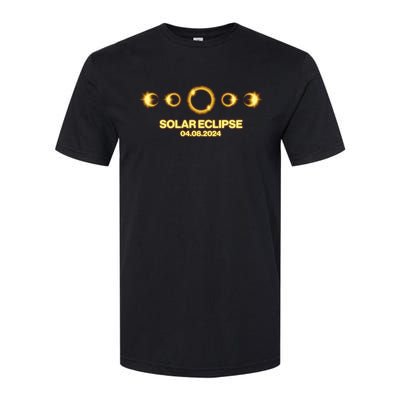 Solar Eclipse April 08 2024 Softstyle® CVC T-Shirt