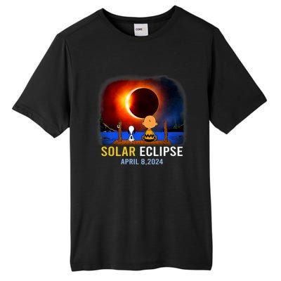 Solar Eclipse April 8 2024 Totality April 8 Tall Fusion ChromaSoft Performance T-Shirt