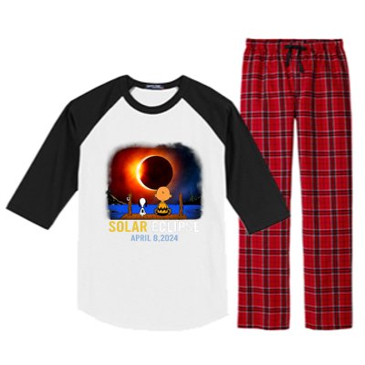 Solar Eclipse April 8 2024 Totality April 8 Raglan Sleeve Pajama Set