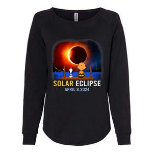 Solar Eclipse April 8 2024 Totality April 8 Womens California Wash Sweatshirt