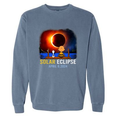 Solar Eclipse April 8 2024 Totality April 8 Garment-Dyed Sweatshirt