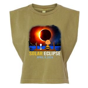 Solar Eclipse April 8 2024 Totality April 8 Garment-Dyed Women's Muscle Tee