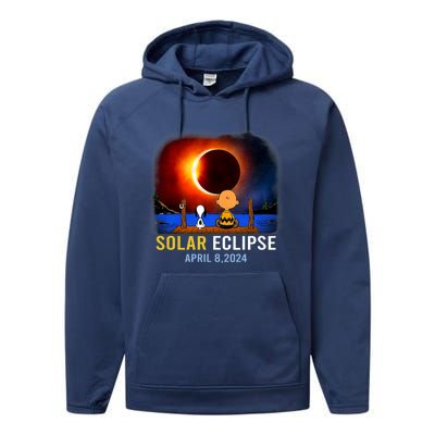 Solar Eclipse April 8 2024 Totality April 8 Performance Fleece Hoodie