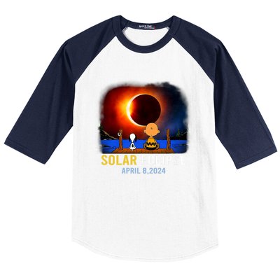 Solar Eclipse April 8 2024 Totality April 8 Baseball Sleeve Shirt