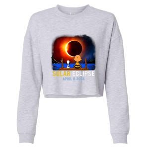 Solar Eclipse April 8 2024 Totality April 8 Cropped Pullover Crew