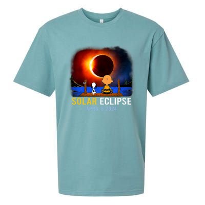 Solar Eclipse April 8 2024 Totality April 8 Sueded Cloud Jersey T-Shirt