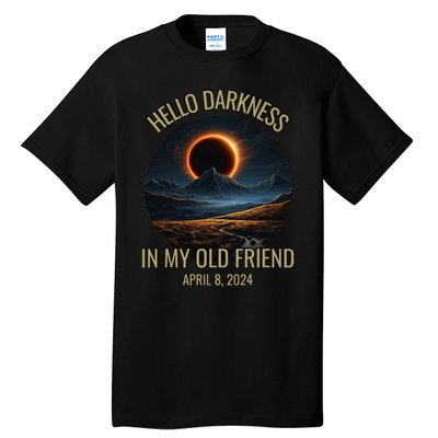 Solar Eclipse April 08 2024 Tall T-Shirt