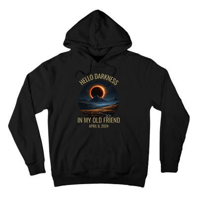 Solar Eclipse April 08 2024 Tall Hoodie