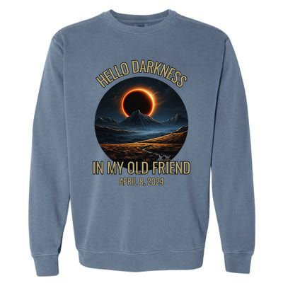 Solar Eclipse April 08 2024 Garment-Dyed Sweatshirt