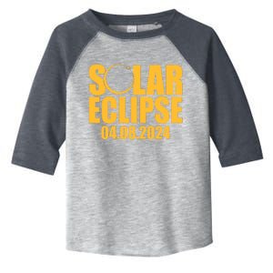 Solar Eclipse April 08 2024 Toddler Fine Jersey T-Shirt