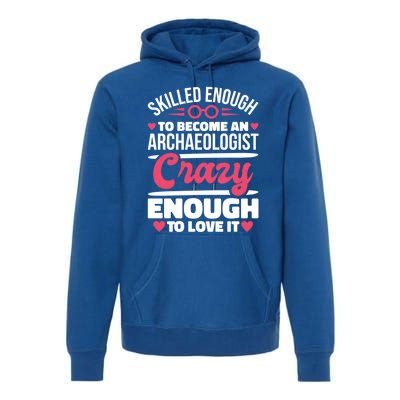 Skilled Enough Archaeologist And Archaeology Lover Gift Premium Hoodie