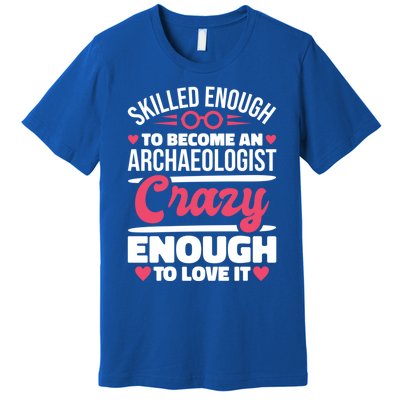 Skilled Enough Archaeologist And Archaeology Lover Gift Premium T-Shirt