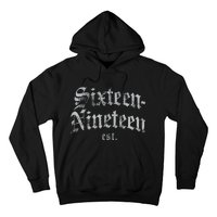 Sixteennineteen Est African American Vintage Black History Hoodie