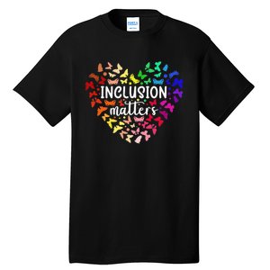 Special Education Autism Awareness Teacher Inclusion Matters Tall T-Shirt