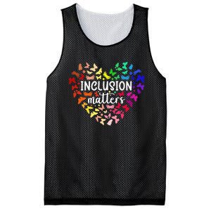 Special Education Autism Awareness Teacher Inclusion Matters Mesh Reversible Basketball Jersey Tank