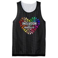 Special Education Autism Awareness Teacher Inclusion Matters Mesh Reversible Basketball Jersey Tank