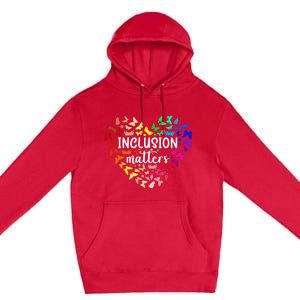 Special Education Autism Awareness Teacher Inclusion Matters Premium Pullover Hoodie