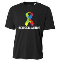 Special Education Autism Awareness Teacher Inclusion Matters Cooling Performance Crew T-Shirt