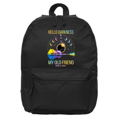 Solar Eclipse April 08 2024 16 in Basic Backpack