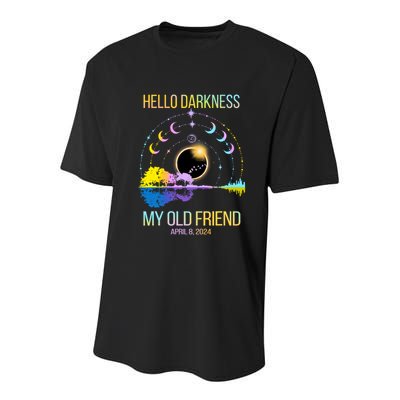 Solar Eclipse April 08 2024 Youth Performance Sprint T-Shirt