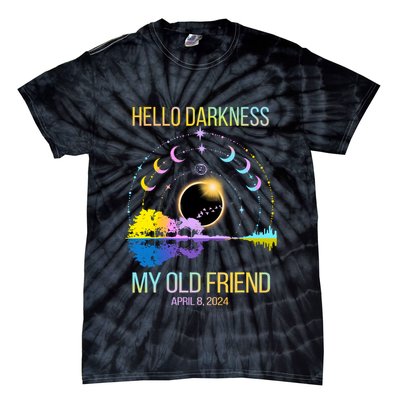 Solar Eclipse April 08 2024 Tie-Dye T-Shirt