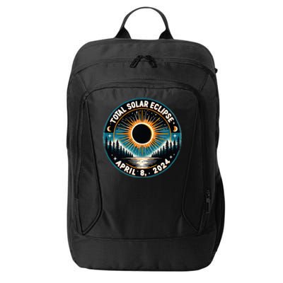 Solar Eclipse Astronomy Vintage 2024 Solar Eclipse City Backpack