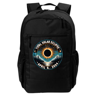 Solar Eclipse Astronomy Vintage 2024 Solar Eclipse Daily Commute Backpack