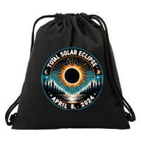 Solar Eclipse Astronomy Vintage 2024 Solar Eclipse Drawstring Bag