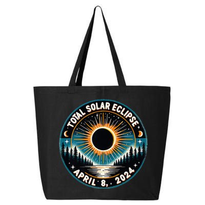 Solar Eclipse Astronomy Vintage 2024 Solar Eclipse 25L Jumbo Tote