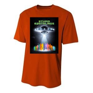 Stupid Earthlings Alien Performance Sprint T-Shirt