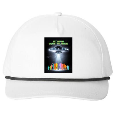 Stupid Earthlings Alien Snapback Five-Panel Rope Hat