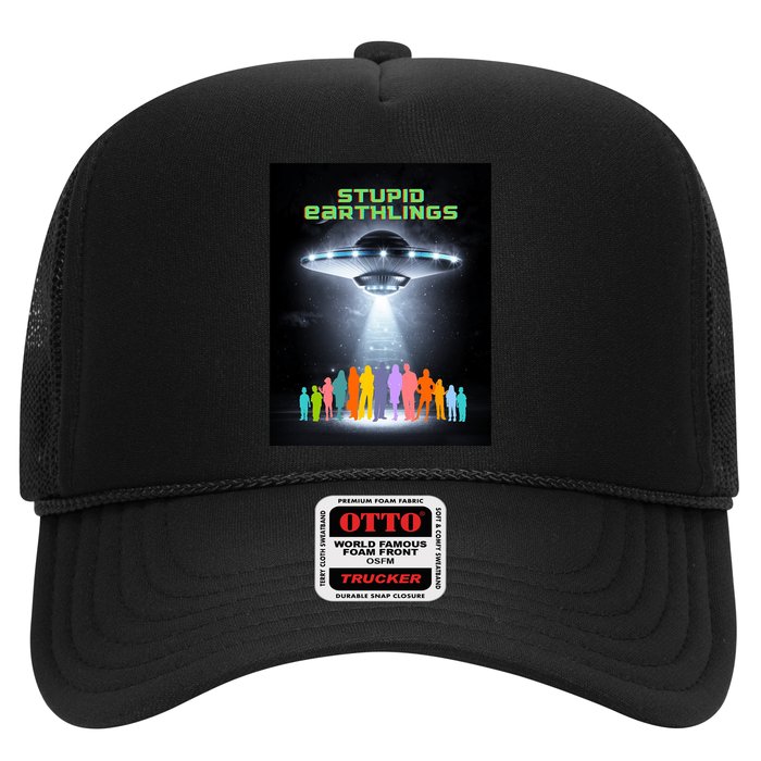 Stupid Earthlings Alien Trucker Hat
