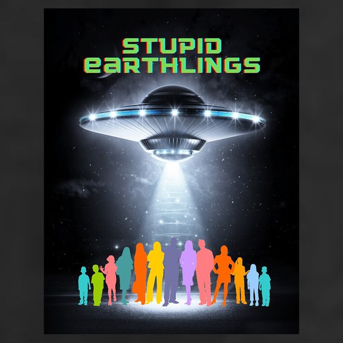 Stupid Earthlings Alien Trucker Hat