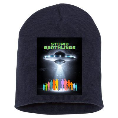 Stupid Earthlings Alien Short Acrylic Beanie