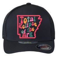 Solar Eclipse Arkansas Map Flexfit Unipanel Trucker Cap