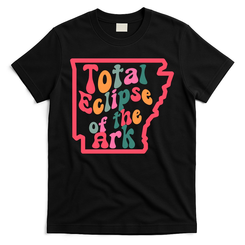 Solar Eclipse Arkansas Map T-Shirt