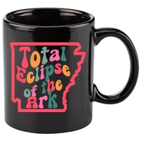 Solar Eclipse Arkansas Map 11oz C Handle Ceramic Mug