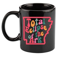 Solar Eclipse Arkansas Map 11oz C Handle Ceramic Mug